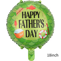 Nouveau ballon de décoration de 18 pouces pour la fête des pères en anglais, ballon en feuille d'aluminium avec cravate à barbe « Feliz Dia Papa » en espagnol, globos