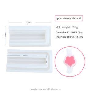 قوالب أنبوبية من السيليكون على شكل موس مبكر الارتفاع بطول 12 سم قوالب صابونية للأطفال قوالب مربعة ومستديرة للكعك والساندوتشات يمكن تصنعها بنفسك - Product Image 5