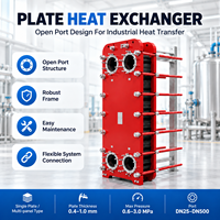 Échangeur de chaleur à plaques et à cadres en acier inoxydable duplex à haute efficacité et fonctionnement stable, échangeur de chaleur pour compresseur d'air