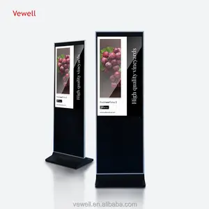 55 65 Inch Floor Stand Digital Signage And Displays Android Touch Screen Kiosk Network Digital Marketing Advertising Display