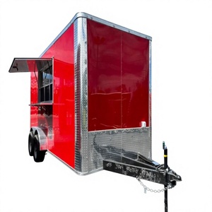 Chariot de vente ambulante pour mini-glaces, petite remorque de restauration rapide entièrement équipée, machines à snacks, camion de restauration à vendre - Product Image 3