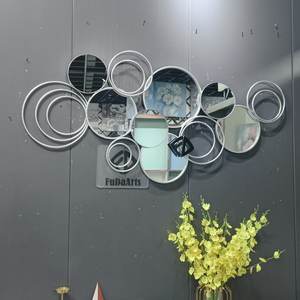 Espejo Decorativo de Pared Grande de Lujo 138x66cm, Artesanía de Metal Dorado, Decoración para el Hogar, Precio de Fábrica y Dropshipping - Product Image 6