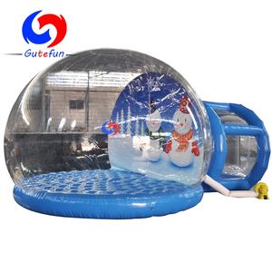 <span class=keywords><strong>Supermercado</strong></span> burbuja cabina de fotos Navidad aire soplado globo de nieve inflable para la venta - Product Image 1
