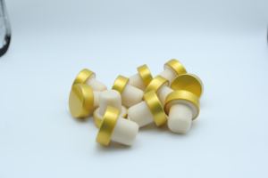 Promosyon alüminyum polimer ahşap üst sentetik mantar şişe tıpası kapak - Product Image 6