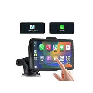 Easy install Car Stereo MP5 Player Car Radio 7 Inch Portable Carplay Screen GPS WIFI RAM Radio Con Pantall