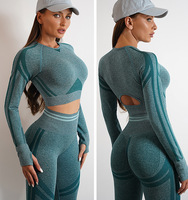 Ensemble de sport de haute qualité pour femmes, vêtements de sport sans couture, vêtements de fitness, vêtements de yoga, vêtements de sport