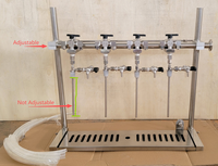 Machine de remplissage manuelle de bouteilles liquides G1209 pour bière, vin