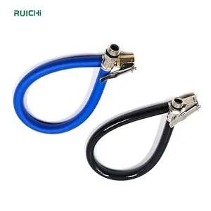 Durable 370mm Tire Inflator Hose Inflatable Air Pump Extension Tube Adapter Twist Tyre For Car Motorcycle Bike