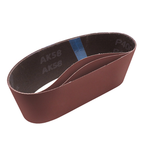 Vente flash <span class=keywords><strong>Bande</strong></span> abrasive 457*76mm <span class=keywords><strong>Bande</strong></span> abrasive en oxyde d'aluminium Bandes <span class=keywords><strong>de</strong></span> ponçage portables pour le travail du bois et le travail des métaux - Product Image 1