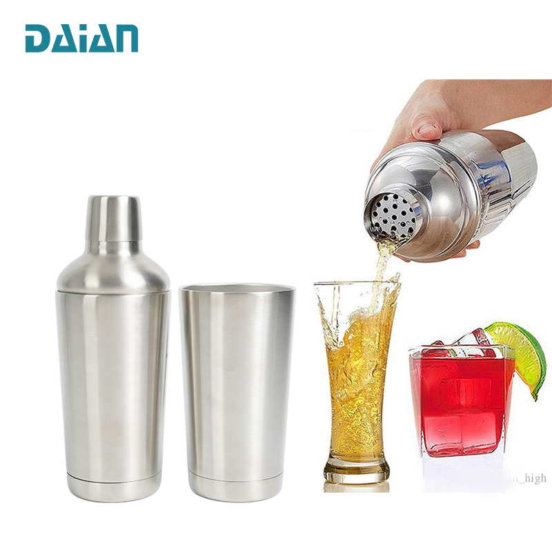16 унций изолированный коктейльный шейкер из нержавеющей стали премиум класса для напитков Маргариты