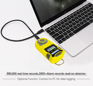 Nouveau détecteur d'alarme de fuite d'hydrogène portable Analyseur de gaz H2 0-1000 ppm - Product Image 4
