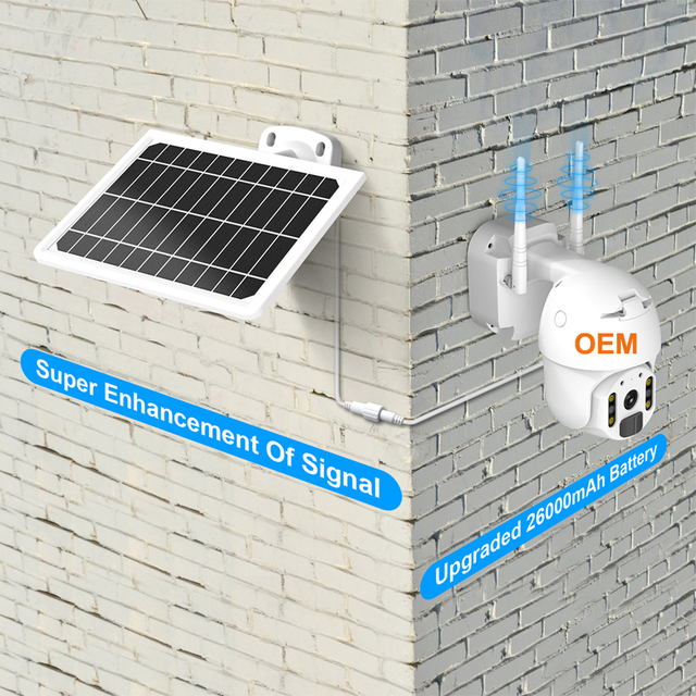 Wireless CCTV Outdoor Security Battery IP Camera 5G 4G LTE SIM Card 24 Hours Recording 4g Solar Powered Camera