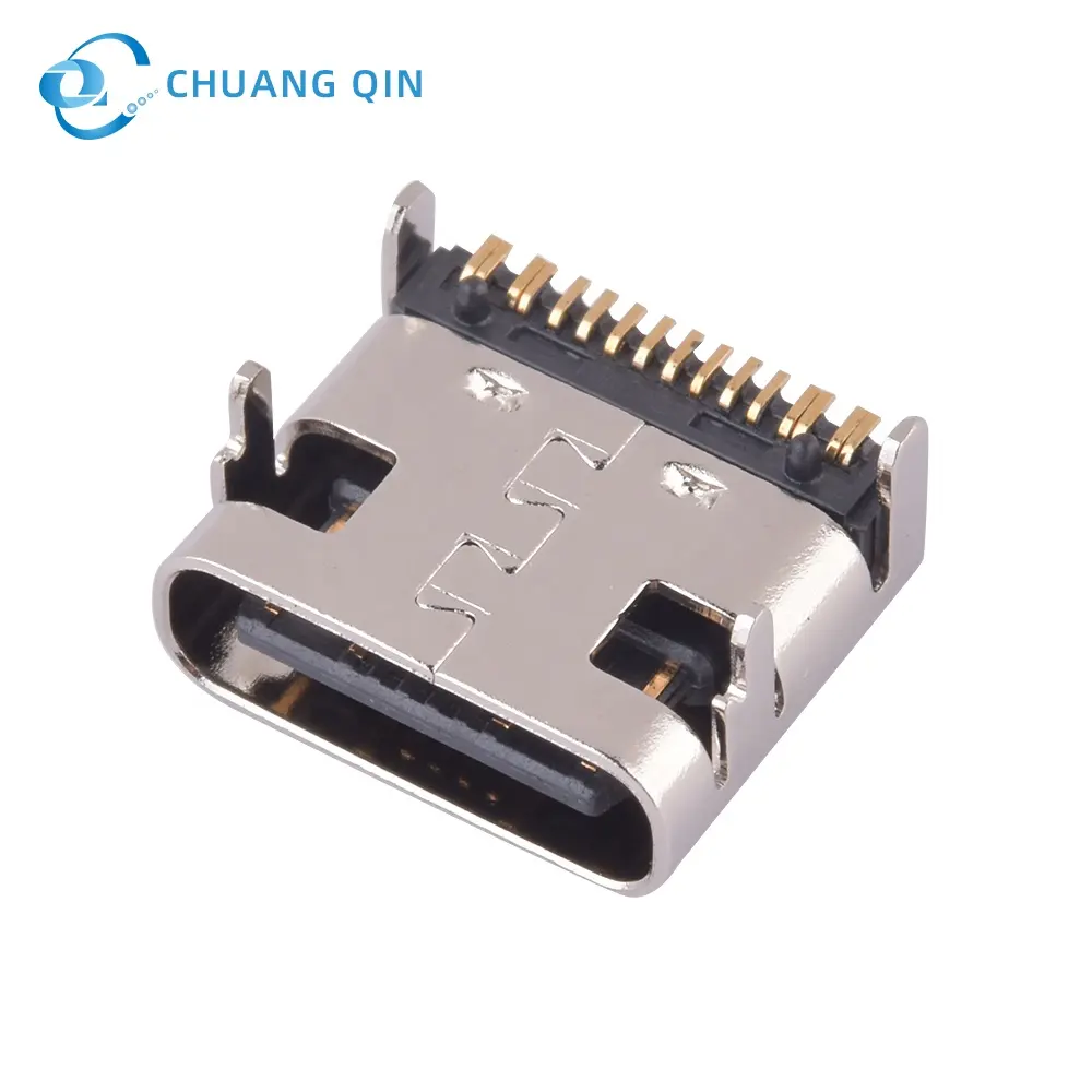 USB Type C 16Pin 10 Amps Current USB C Connector