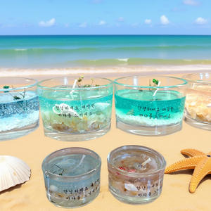 Bougie <span class=keywords><strong>Secret</strong></span> Realm Océan Étoilé - Cadeau d'ambiance haut de gamme pour les amies et les femmes, décoration d'intérieur, <span class=keywords><strong>verre</strong></span> cylindrique - Product Image 3