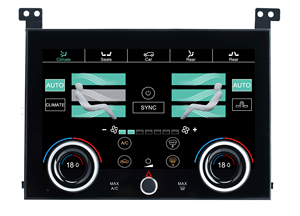 หน้าจอควบคุมอุณหภูมิในรถยนต์แบบสัมผัส LCD สำหรับ Land Rover 2013-2017 Vogue แผงควบคุมแอร์ - Product Image 2