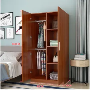 Cheap Bedroom Furniture Wardrobe Cabinet Closet Wood Bedroom Wardrobe