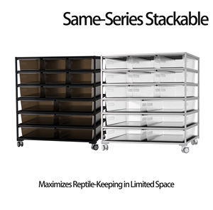 NS86 Grand rack empilable pour reptiles et serpents, armoire de reproduction ventilée en aluminium 6061, gain de place pour les amateurs de reptiles - Product Image 2