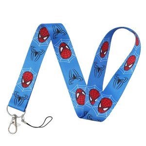 Customizable Nylon Fabric Lanyard with Dog Hook & ID Card Holder-Washable Custom Printing
