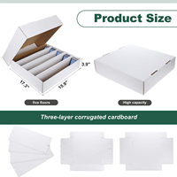 Boîte d'emballage de chaussures en carton recyclable de luxe, logo personnalisé, papier d'art de haute qualité 2 mm, fermeture magnétique, poignée, porte-cartes, cadeaux