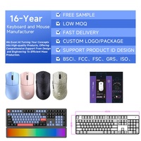Clavier de jeu mécanique optique RK61 61 touches 60 % avec interface USB-C, rétroéclairage LED, compact, mini, portable, interrupteurs bleus pour PC/ordinateur portable
