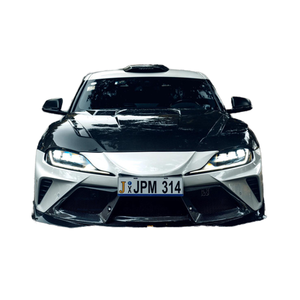 สำหรับ Toyota Supra ที่ได้รับการอัพเกรดด้วยชุดแต่งคาร์บอนไฟเบอร์ Sea Bass ประกอบด้วยกันชนหน้าและหลัง, ซุ้มล้อ, ดิฟฟิวเซอร์ และฝากระโปรงหน้า - Product Image 1