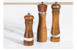 <span class=keywords><strong>Moulin</strong></span> <span class=keywords><strong>à</strong></span> <span class=keywords><strong>poivre</strong></span> <span class=keywords><strong>manuel</strong></span> en bois d'acacia de 8 pouces et <span class=keywords><strong>moulin</strong></span> <span class=keywords><strong>à</strong></span> sel portable en gros - Product Image 4