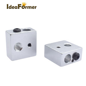 थर्मोर्स और केबल के साथ Fdm प्रिंटर के लिए नया <span class=keywords><strong>3</strong></span> डी प्रिंटर मैक एक्सट्रूडर हीटिंग ब्लॉक (एल्यूमीनियम) - Product Image 4