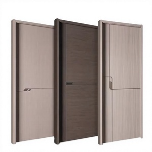 Puerta de Baño Interior de Madera Sólida con Diseño Moderno Personalizado ZS, Acabado Impermeable y Malla de Nailon - Product Image 4
