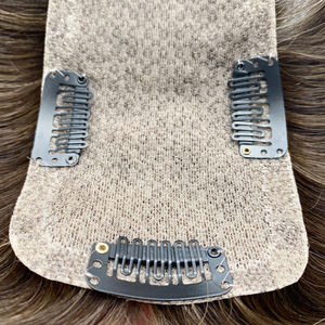 실크 그물 헤어 토퍼피스 통기성 가발 여성용 레이스 실크베이스 헤어 피스 - Product Image 2