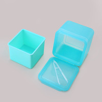 Bocaux de conteneur de gommage corporel en plastique recyclable de haute qualité en forme de cylindre coloré bouchon à vis pour soins de la peau cosmétiques crème stockage