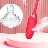 Low price multi frequency vibration red color rose shaped real orgasm love egg vibrator sucking