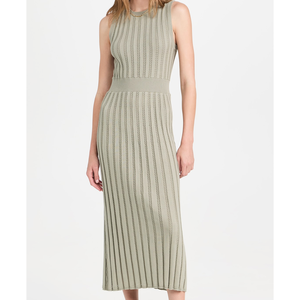 Premier femmes <span class=keywords><strong>gothique</strong></span> <span class=keywords><strong>robe</strong></span> moulante sans manches genou longueur laine jupe côtelé tricoté col rond solide printemps femmes <span class=keywords><strong>robe</strong></span> <span class=keywords><strong>pull</strong></span> - Product Image 4