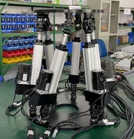 Petit simulateur de plate-forme de mouvement de la charge 6dof avec l'actionneur servo et le moteur