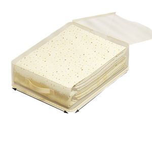 बेडरूम की अलमारी के लिए सांस लेने योग्य कपड़े भंडारण बैग संगठन वर्ग मौसमी रजाई बिस्तर दराज भंडारण बॉक्स हैंडल - Product Image 5