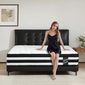 Ddp Giao Hàng 12Inch Túi Cuộn Dây Mùa Xuân Nệm Cuộn Lên Trong Một Hộp Sleepwell Nệm Không Dệt Vải Bộ Nhớ Bọt Nệm - Product Image 2