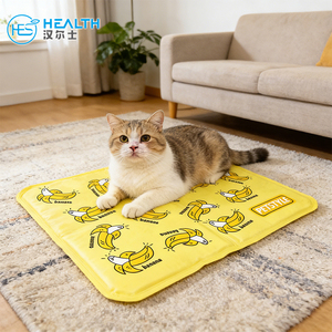 HANERSHI - Alfombrilla Refrescante para Mascotas, Diseño de Dibujos Animados, de PVC y Fibra de Gel, 30x40cm, Enfriamiento Suave y Rápido, Multifuncional - Product Image 1