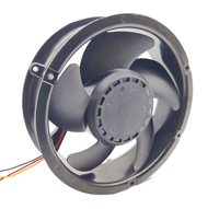 Ventilateur axial de refroidissement haute température 17cm 17251 DC 12V/24V/48V à double roulement à billes, moteur sans balais, 172x51mm, électrique OEM