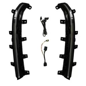 Accesorios Nuevos para BYD Denza-D9, Modificación Mejorada, Rejilla Delantera Central Negra de ABS+LED con Luces de Circulación Diurna y Señales de Giro - Product Image 1