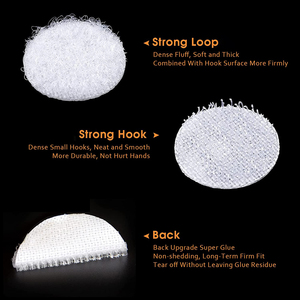 Strisce autoadesive personalizzate a doppio punto laterale con gancio e passante adesive in Nylon a gancio autoadesive per uso in classe - Product Image 4