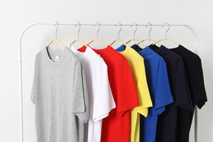 T-shirt à manches courtes unisexe 100% coton, de haute qualité, grande taille, athlétique, à séchage rapide, uni - Product Image 6