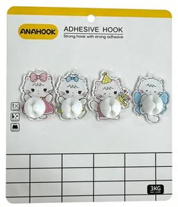Soporte de Pared Autoadhesivo de Acrílico con Diseño de Dibujos Animados <span class=keywords><strong>ANA</strong></span> 2026 Dongguan, Organizador de Cables sin Perforaciones, para <span class=keywords><strong>Cocina</strong></span> - Product Image 2