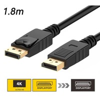 Cable DisplayPort 1.2 de 3 Metros, DP a DP Macho a Macho, Cable de Video 4K 30Hz para Monitor, PC, Laptop, TV, Proyector