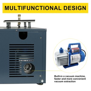 Digital Display High Temperature Refining Gold Melting Furnace 2L <strong>Lost</strong> <strong>Wax</strong> <strong>Cast</strong> <strong>Jewelry</strong> Vacuum Casting Machine with 3 Cfm Pump - Product Image 5