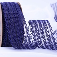 Ruban en dentelle élastique 7/8" 1-1/2" - Ruban en maille creuse à haute élasticité pour vêtements et travaux manuels - Vente en gros