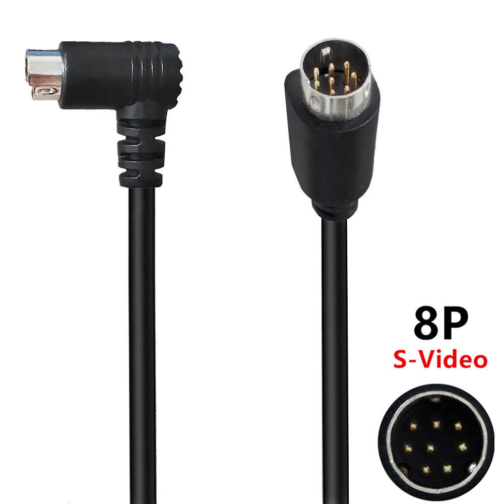 S-vidéo 8p beau-père coude droit-50cm