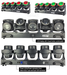 Đèn thanh di động LED Zoom Beam RGBL Tornado 5x120W với hiệu ứng <span class=keywords><strong>Pixel</strong></span> dành cho sân khấu DJ, club, tiệc tùng - Product Image 5