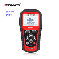 Precio de fábrica escaner automotriz KONNWEI KW808 OBD II herramienta de diagnóstico de escáner de coche para coches de protocolo OBD2 universal