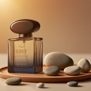 GDGF YS01 Flacon de parfum en verre personnalisé couleur 100ml avec vaporisateur 55ml Eau de Cologne longue durée fraîche écologique pour homme - Product Image 2