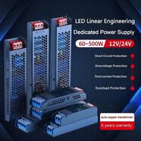 Alimentatore Switching Ultra-sottile AC-DC 12V 24V 60W 100W 150W 200W 300W 500W a Tensione Costante