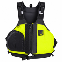 Gilet de sauvetage commercial pour rafting en eaux vives avec une flottabilité élevée de 150N, en Oxford 600D, pour le kayak, le sauvetage en rivière et les sports nautiques